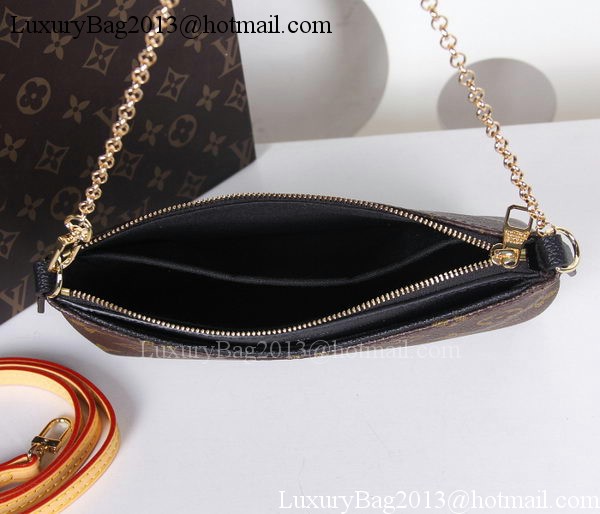 Louis Vuitton M41638  Monogram Canvas PALLAS CLUTCHES Black