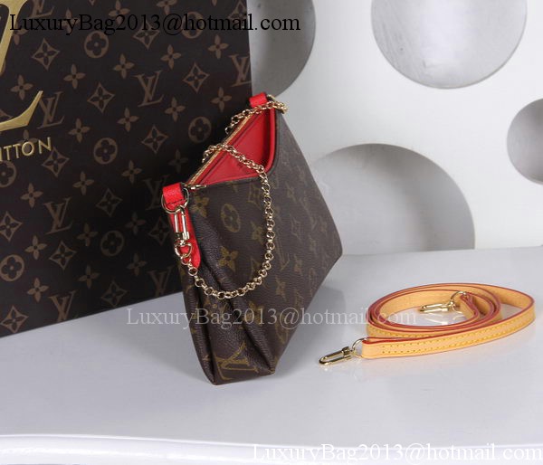 Louis Vuitton M41638  Monogram Canvas PALLAS CLUTCHES Red