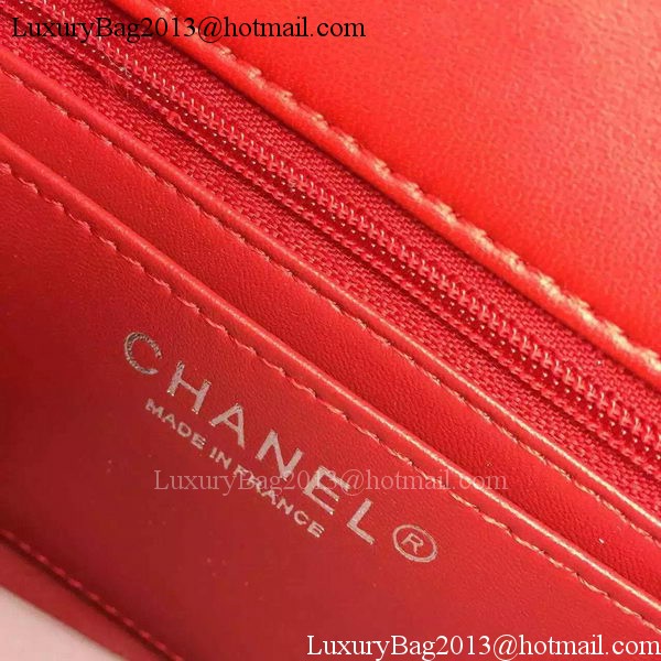 Chanel 2.55 Series Double Flap Bag Burgundy Original Patent Leather CF7024 Silver