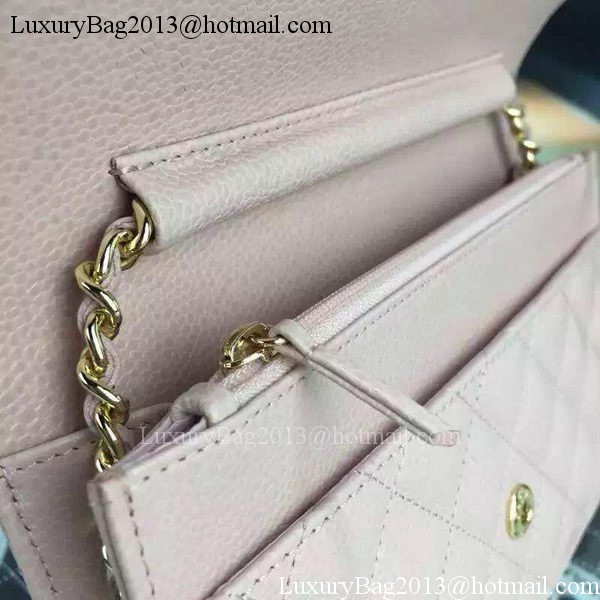 Chanel mini Flap Bag Pink Cannage Pattern A8373 Gold