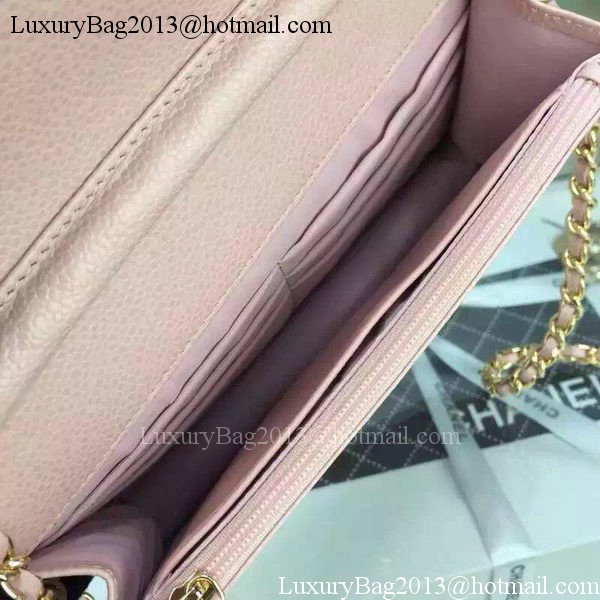 Chanel mini Flap Bag Pink Cannage Pattern A8373 Gold