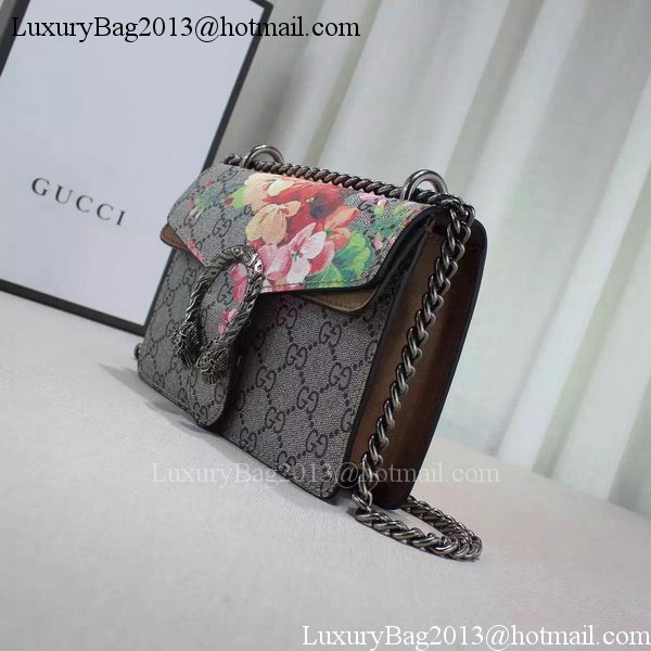 Gucci Dionysus Blooms mini Shoulder Bag 421970 Brown