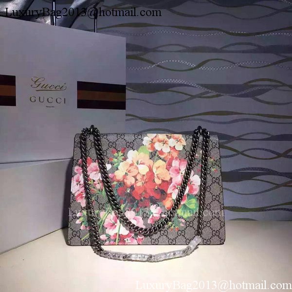 Gucci Dionysus Blooms Medium Shoulder Bag 421970 Purple