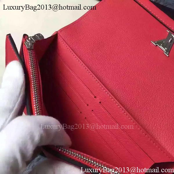 Louis Vuitton LOCKME II Wallet M62350 Red