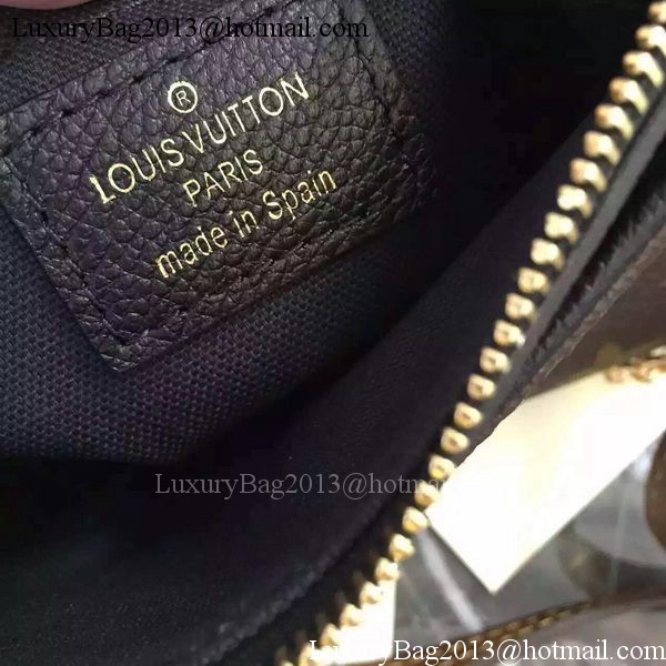 Louis Vuitton M41638 Black Monogram Canvas PALLAS Clutch