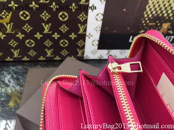 Louis Vuitton Monogram Empreinte Zippy Wallet X60017 Rose