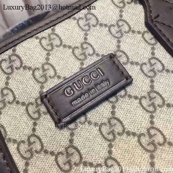 GUCCI GG Supreme Tote Bag 429019 Brown