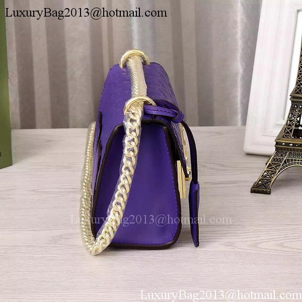 Gucci Padlock Gucci Signature Shoulder Bag 409487 Violet