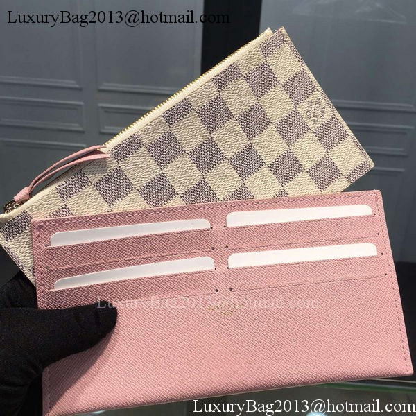 Louis Vuitton Damier Azur Canvas FELICIE CHAIN WALLET N61276