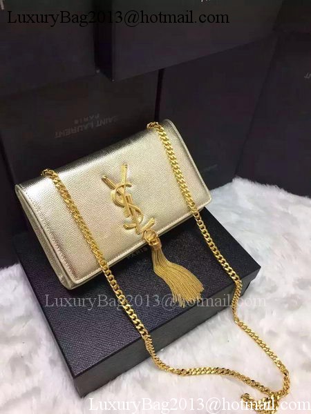 Yves Saint Laurent Cross-body Shoulder Bag Y9014 Gold