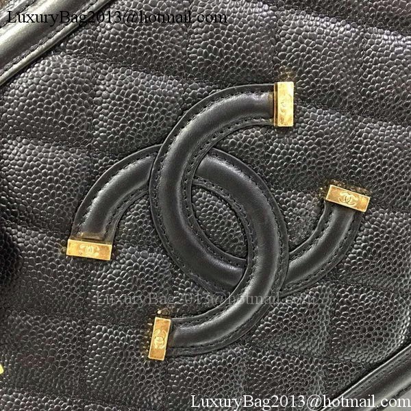 Chanel Shoulder Bag Original Calfskin Leather CHA6678 Black