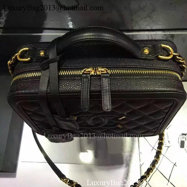 Chanel Shoulder Bag Original Calfskin Leather CHA6678 Black
