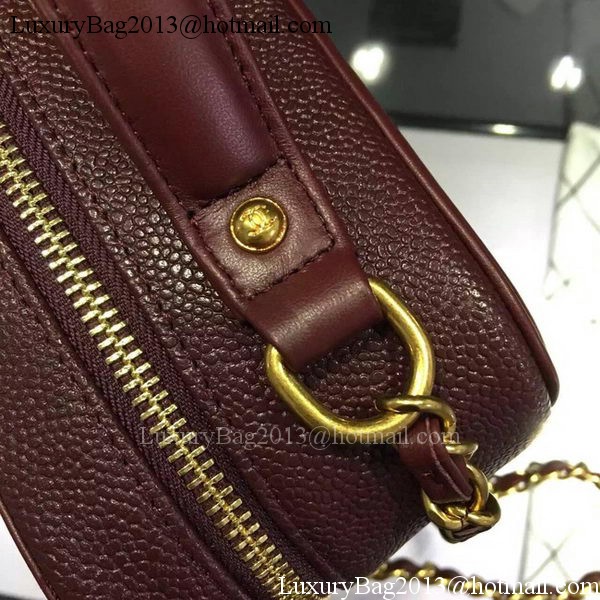 Chanel Shoulder Bag Original Calfskin Leather CHA6678 Burgundy