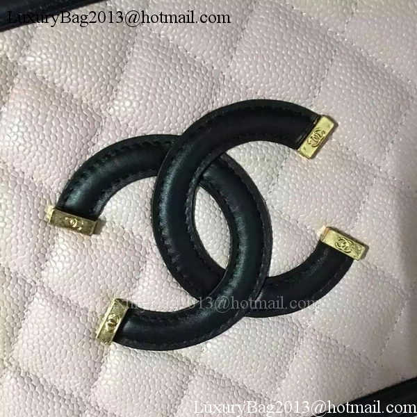 Chanel Shoulder Bag Original Calfskin Leather CHA6678 Pink&Black