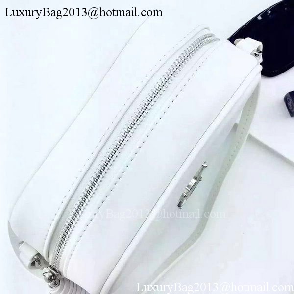 Yves Saint Laurent Monogram Blogger Bag Y16SS White