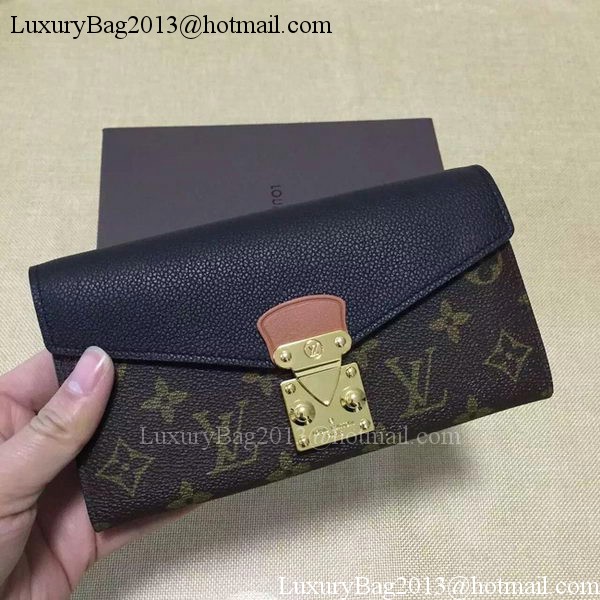 Louis Vuitton Monogram Canvas PALLAS WALLET M58413 Black