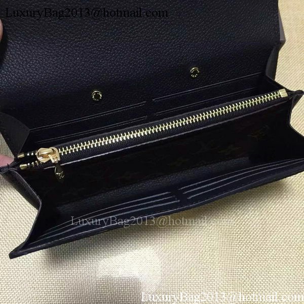 Louis Vuitton Monogram Canvas PALLAS WALLET M58413 Black