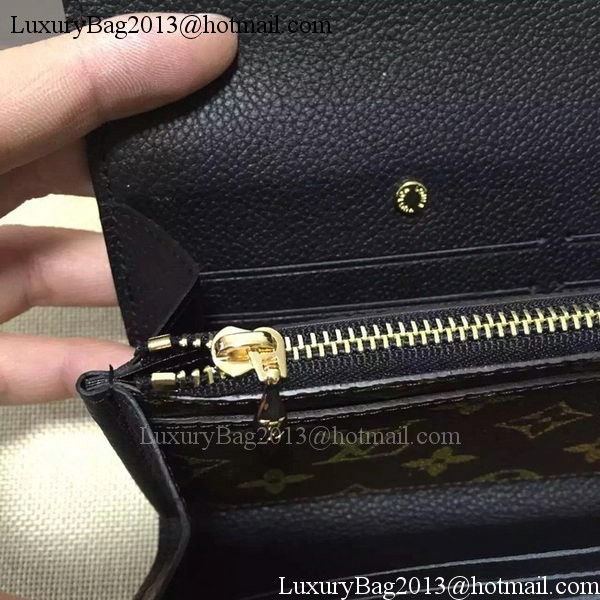 Louis Vuitton Monogram Canvas PALLAS WALLET M58413 Black