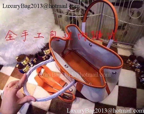 Hermes Garden Party 36cm Tote Bags Canvas HGP1927 Orange