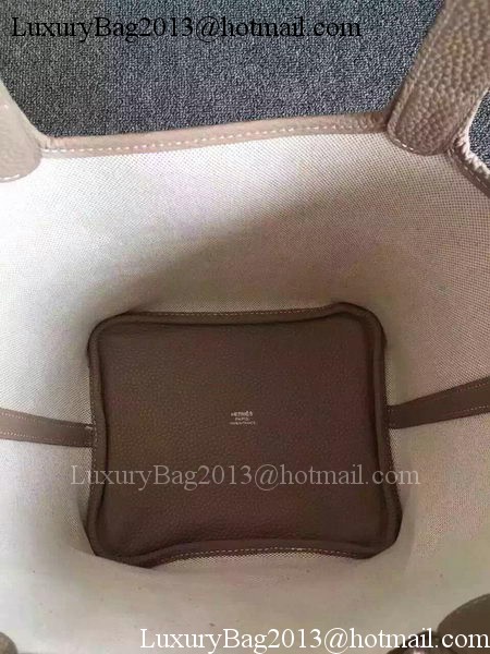 Hermes Picotin Lock 18cm Bag Canvas HPL8618T Grey