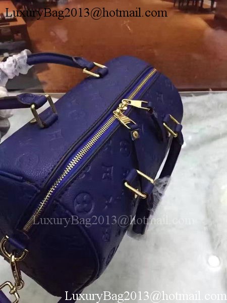 Louis Vuitton Monogram Empreinte Speedy 30 Bag M40762 Royal