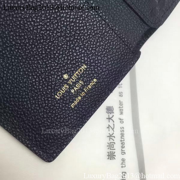 Louis Vuitton Monogram Empreinte COMPACT CURIEUSE WALLET M60568 Black