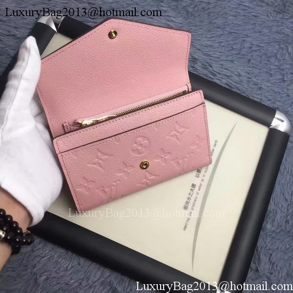 Louis Vuitton Monogram Empreinte COMPACT CURIEUSE WALLET M60568 Pink