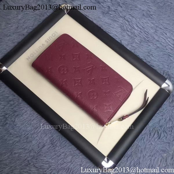 Louis Vuitton Monogram Empreinte ZIPPY WALLET M60571 Purple