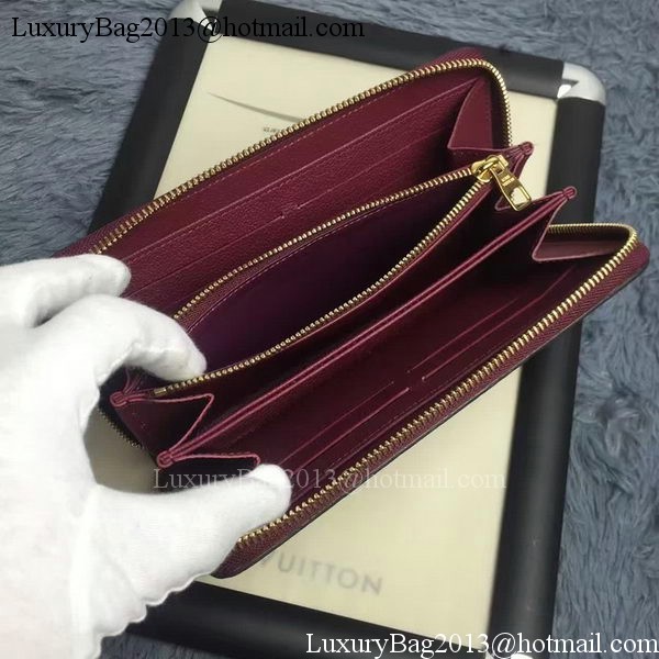 Louis Vuitton Monogram Empreinte ZIPPY WALLET M60571 Purple