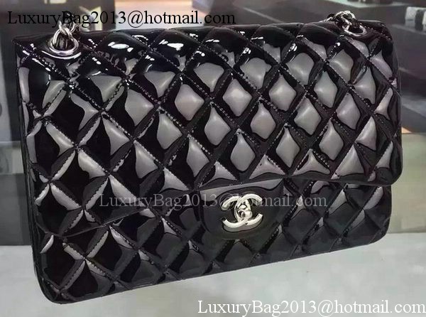 Chanel Classic Flap Bag Original Patent Leather CHA7212 Black