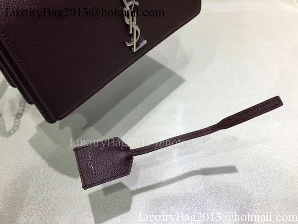 Yves Saint Laurent Cross-body Shoulder Bag Y13927 Purple