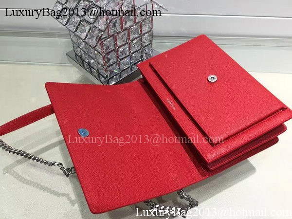 Yves Saint Laurent Cross-body Shoulder Bag Y13927 Red