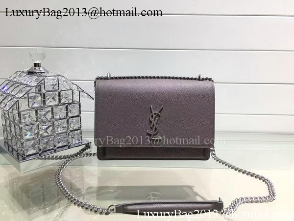 Yves Saint Laurent Cross-body Shoulder Bag Y13928 Grey