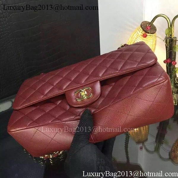 Chanel Classic Flap Bag Original Cannage Patterns A1119 Burgundy