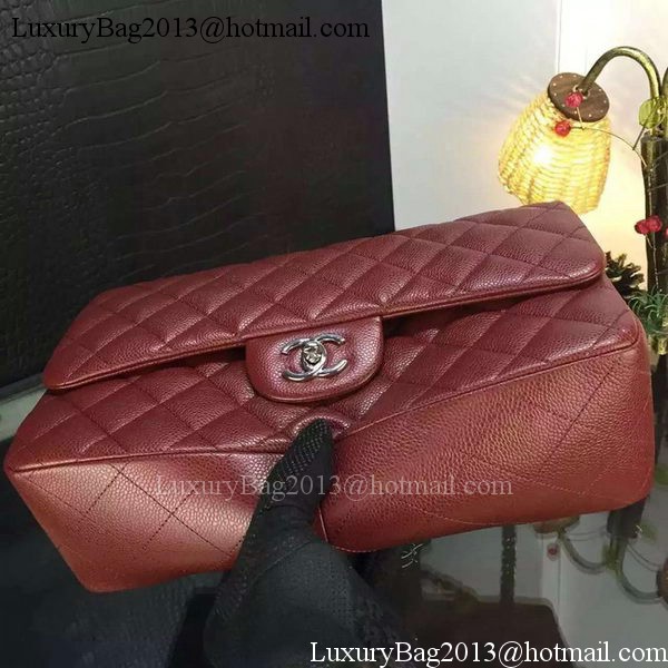 Chanel Classic Flap Bag Original Cannage Patterns A1119 Burgundy