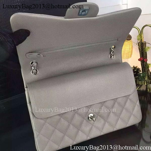 Chanel Classic Flap Bag Original Cannage Patterns A1119 Grey