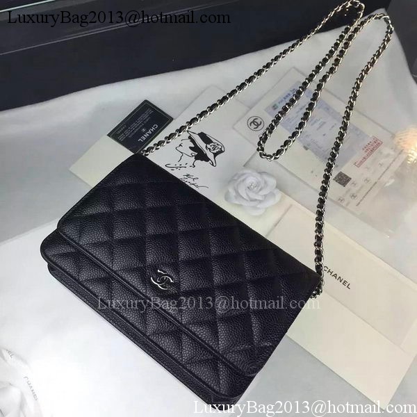 Chanel mini Flap Bag Cannage Pattern A8373 Black