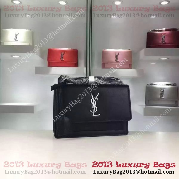 Yves Saint Laurent Cross-body Shoulder Bag Y8816 Black