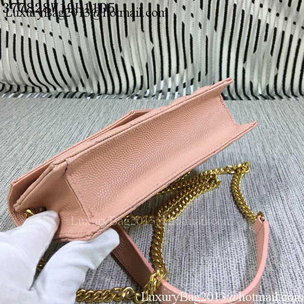 YSL Classic Monogramme Flap Bag Cannage Pattern Y377828S Pink