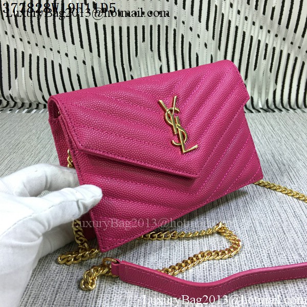 YSL Classic Monogramme Flap Bag Cannage Pattern Y377828S Rose