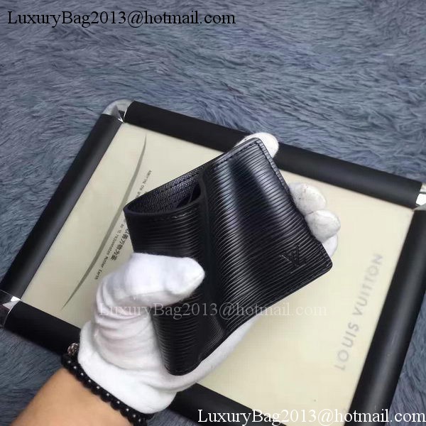 Louis Vuitton Epi Leather MULTIPLE WALLET M60628 Black