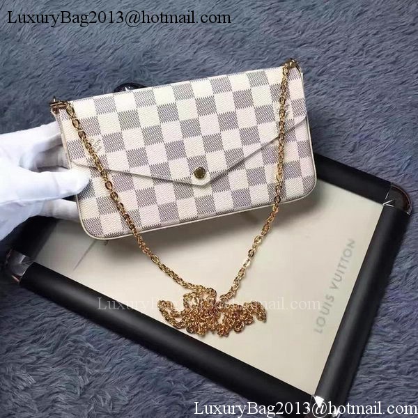 Louis Vuitton Damier Azur Canvas POCHETTE FELICIE N63106