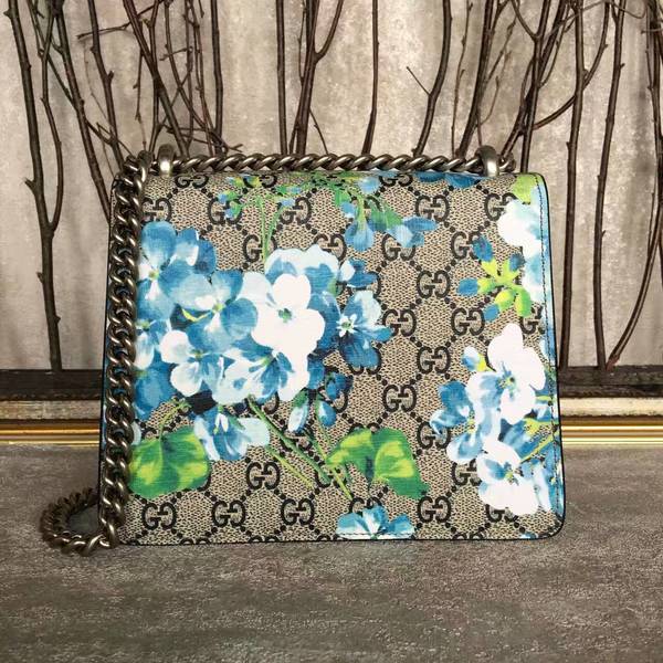 Gucci Mini Dionysus GG Canvas Shoulder Bag 421970 Blue