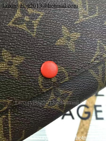 Louis Vuitton Monogram Canvas Emilie Wallet M60696 Orange