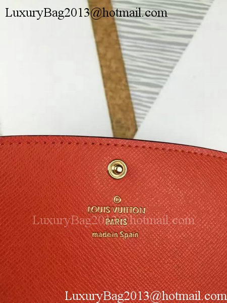 Louis Vuitton Monogram Canvas Emilie Wallet M60696 Orange