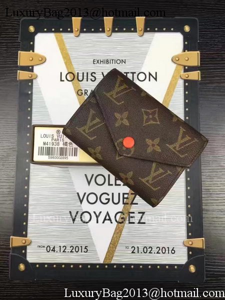 Louis Vuitton Monogram Canvas Victorine Wallet M62360 Orange