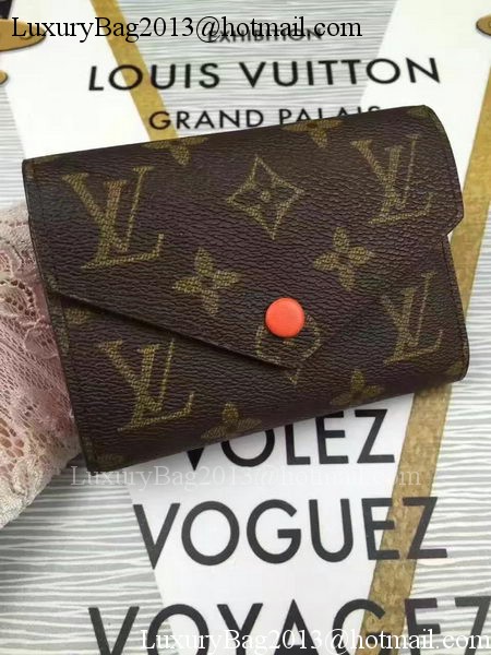 Louis Vuitton Monogram Canvas Victorine Wallet M62360 Orange