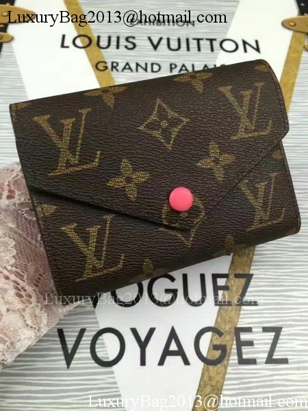 Louis Vuitton Monogram Canvas Victorine Wallet M62360 Rose