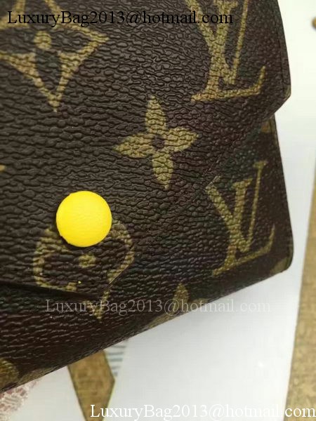 Louis Vuitton Monogram Canvas Victorine Wallet M62360 Yellow