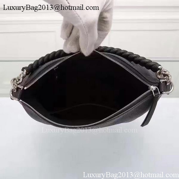 Louis Vuitton Mahina Leather BABYLONE CHAIN BB Bag M51223 Black